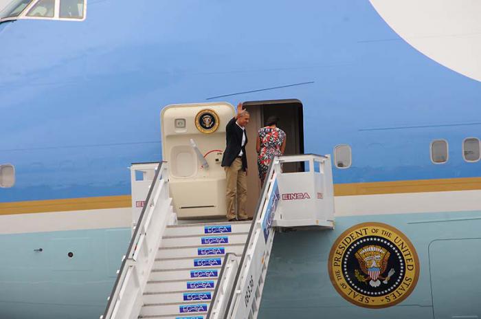 Obama se despide de Cuba. Foto: Granma
