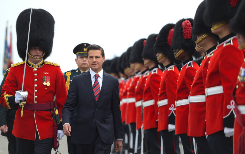 Enrique Peña Nieto de gira en Canadá. Foto: Presidencia de la República.