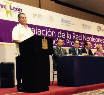 Jaime Rodríguez, El Bronco, Gobernador de Nuevo León, critica a las niñas obesas y embarazadas. Imagen: Gobierno de Nuevo León