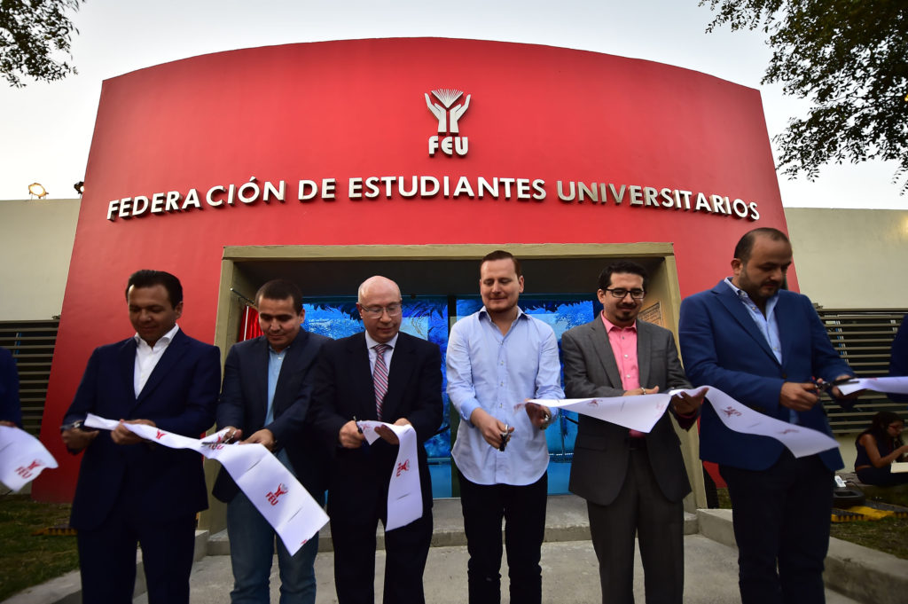 Reinauguración de las instalaciones de la Federación de Estudiantes Universitarios en el CUCEA. Foto: UdeG
