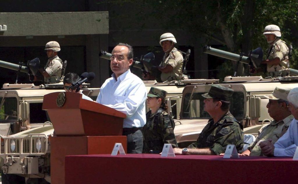 El ex presidente Felipe Calderón. 