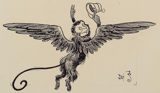 Ilustración de William Wallace Denslow para El Mago de Oz.