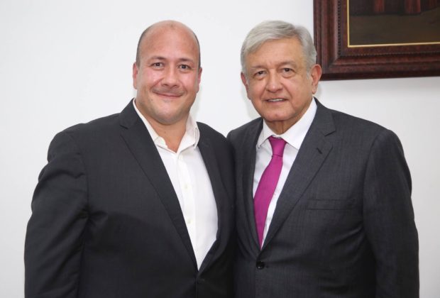 Enrique Alfaro con Andrés Manuel López Obrador. Foto del Facebook de Enrique Alfaro